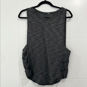 Lululemon muscle tank. Black/Grey. Size 8